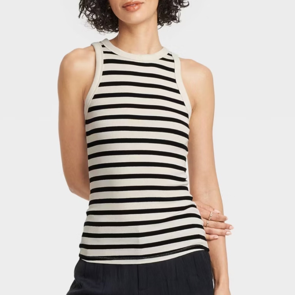 A New Day Slim Fit Ribbed Tank Top